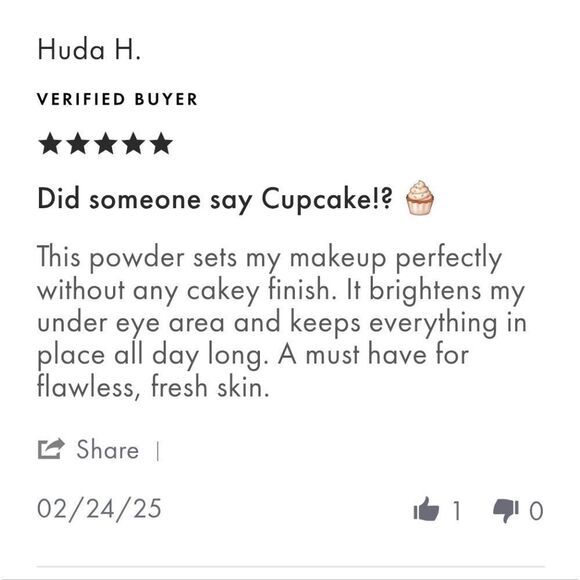 HUDA Easy Bake & Snatch Pressed NoTalc Brightening Setting Powder PEACHY PIE NEW - Picture 15 of 16